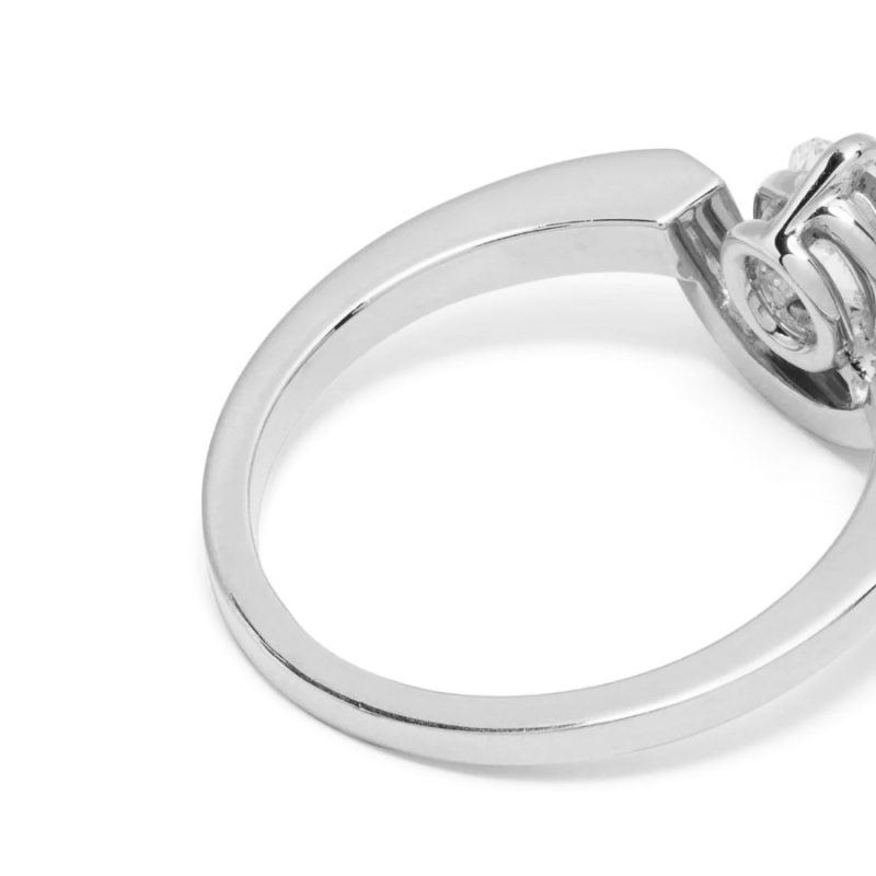 Bague Intrépide petit arc 1ct - Or blanc 18k – Image 7