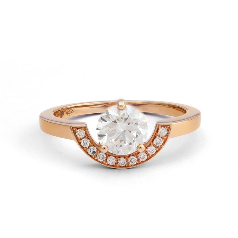Bague_Intrepide_petit_arc_1ct_pavee_-_Or_rose_18k_-_diamant_ethique_-_Loyale_Paris