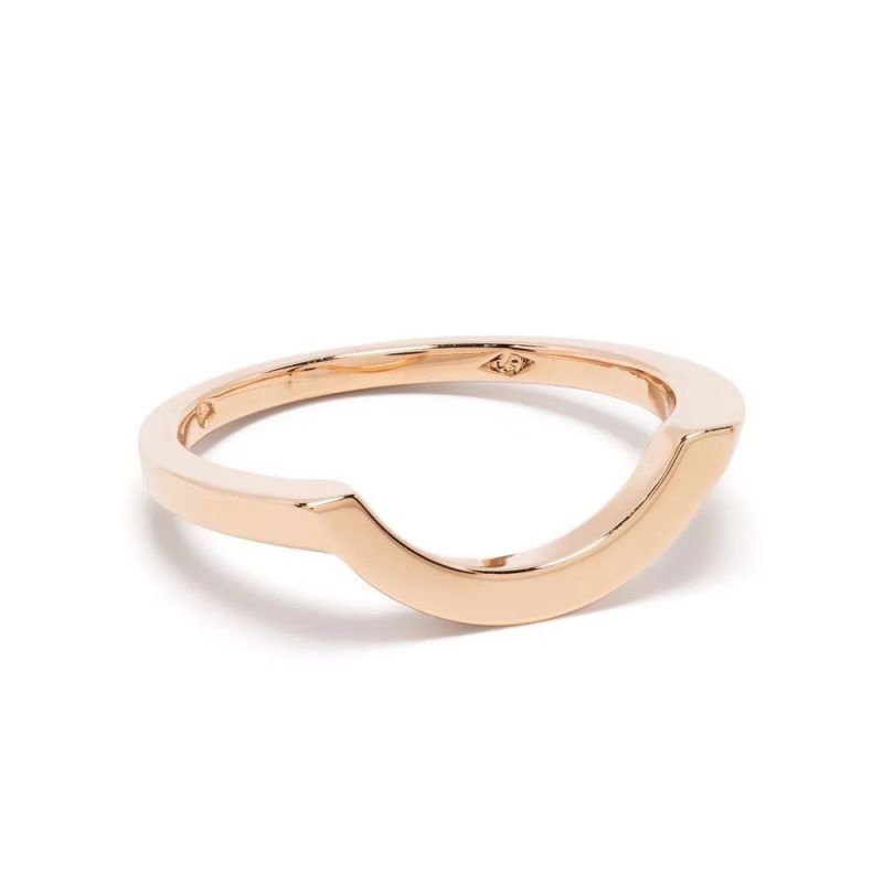 Ring Intrépide grand arc - 18k rose gold lab grown diamond Loyale Paris