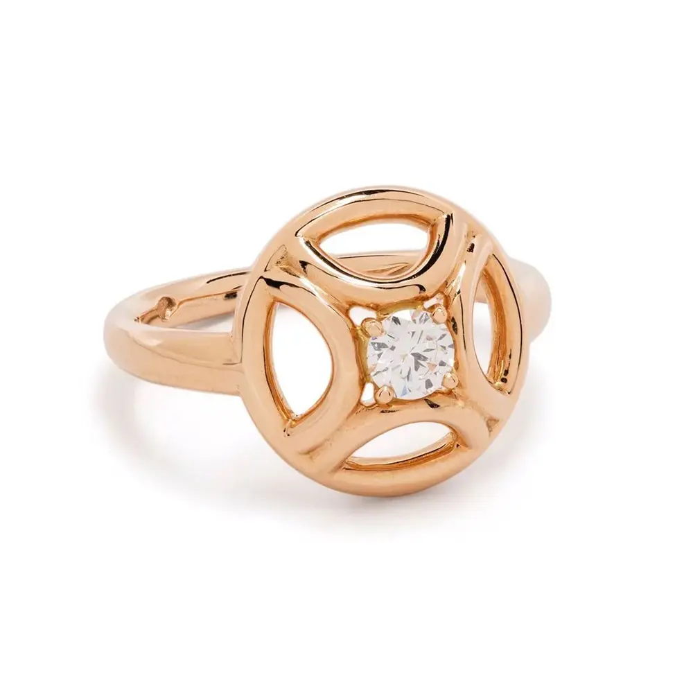 Ring Perpétuelle 025ct - 18k rose gold lab grown diamond Loyale Paris 3