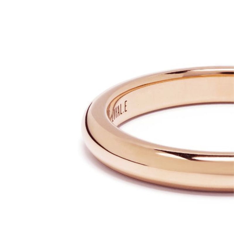 Union ring Absolu.e Signature 3mm - 18k rose gold 4