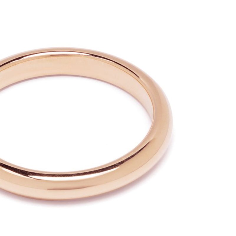 Union ring Absolu.e Signature 3mm - 18k rose gold 4