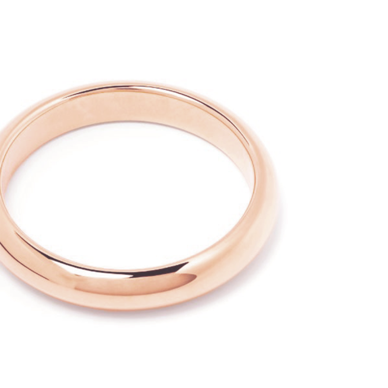 Union ring Absolu.e Half-band 4mm - 18k rose gold 2