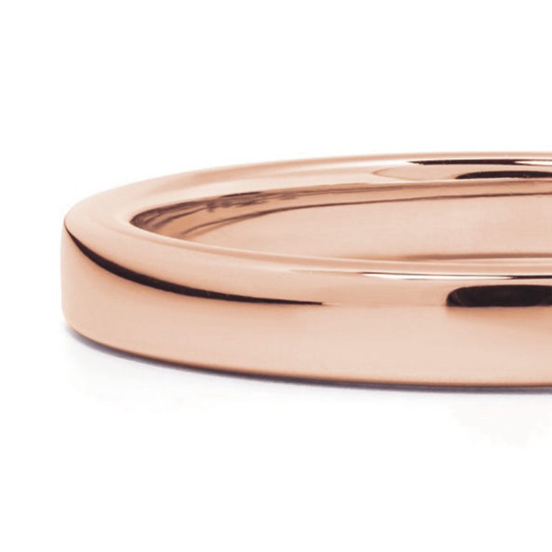 Union ring Absolu.e Ribbon 3mm - 18k rose gold 3