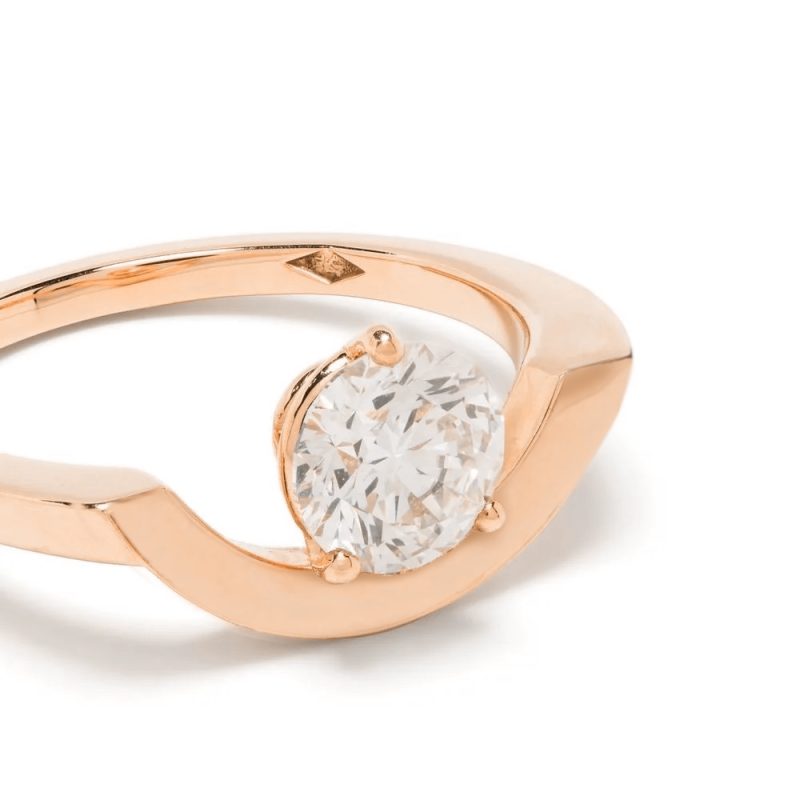 Bague Intrépide grand arc 1.5ct - Or rose 18k – Image 4