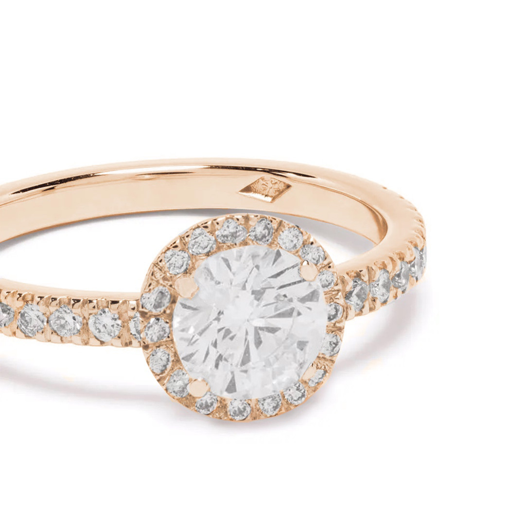 Solitaire_Les_Absolues_Couronne_1ct_pavé_-_18k_rose gold_lab_grown_diamond_Loyale_Paris_2