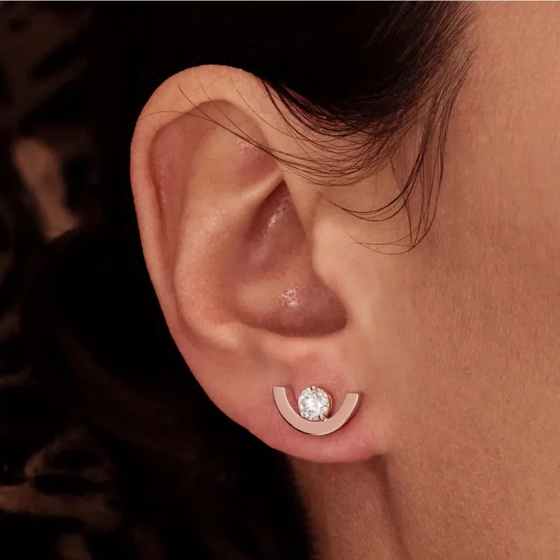 Boucles_d'oreilles_Intrepide_petit_arc_0.25ct_x2_-_Or_rose_18k_-_diamant_ethique_-_Loyale_Paris_-_2