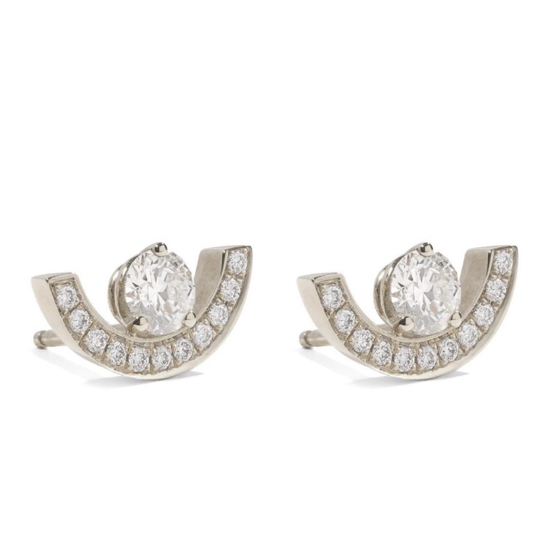 Boucles_d'oreilles_Intrepide_petit_arc_0.25ct_x2_pavee_-_Or_blanc_18k_-_diamant_ethique_-_Loyale_Paris_-_1